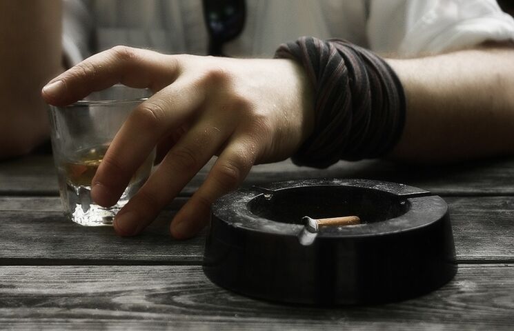 rūkymas ir alkoholis kaip prostatito priežastys