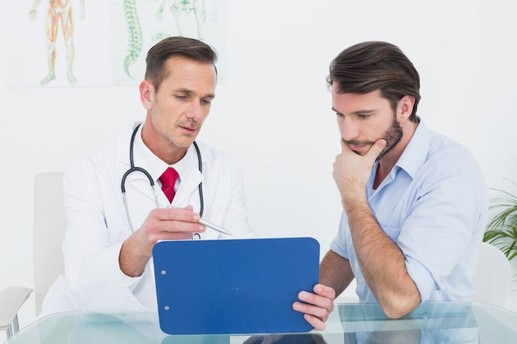 konsultacija su gydytoju dėl prostatito